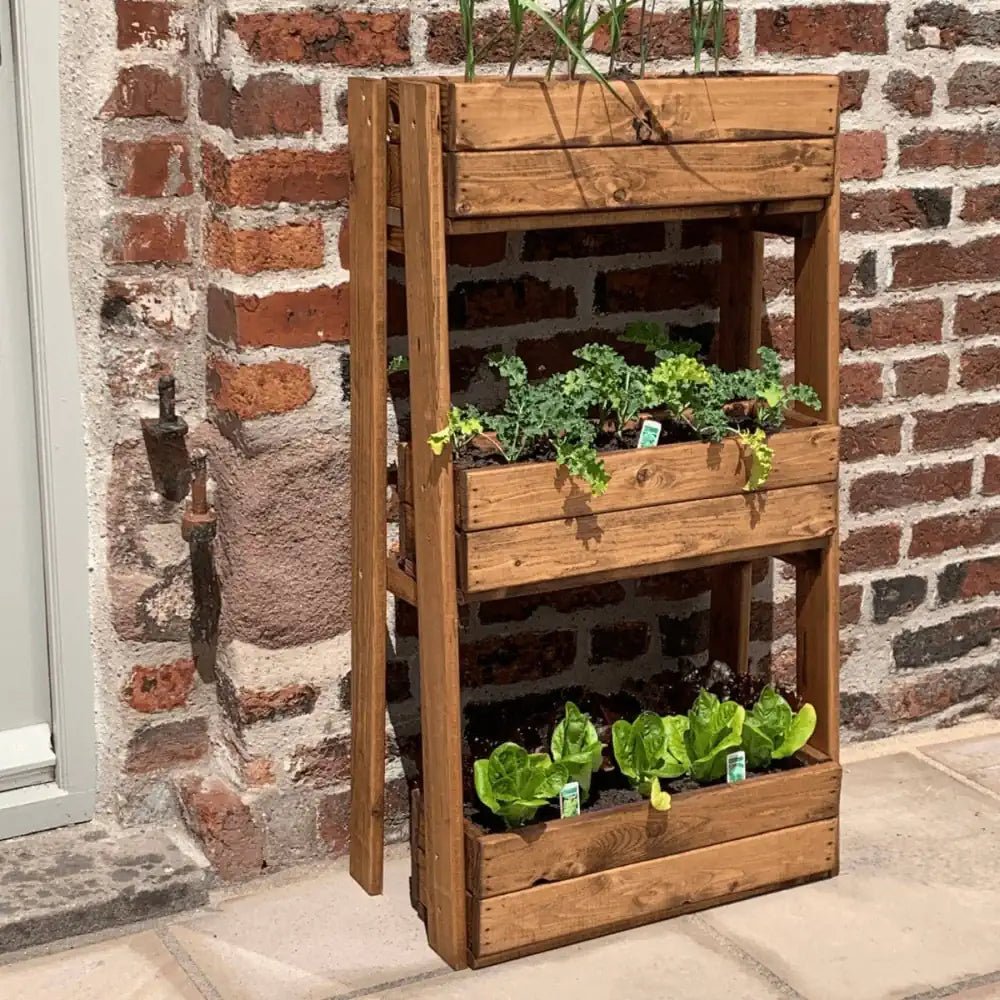 Large Outdoor Garden Troughs by Woven Wood #Green #70cm