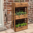 Large Outdoor Garden Troughs by Woven Wood #Green #70cm