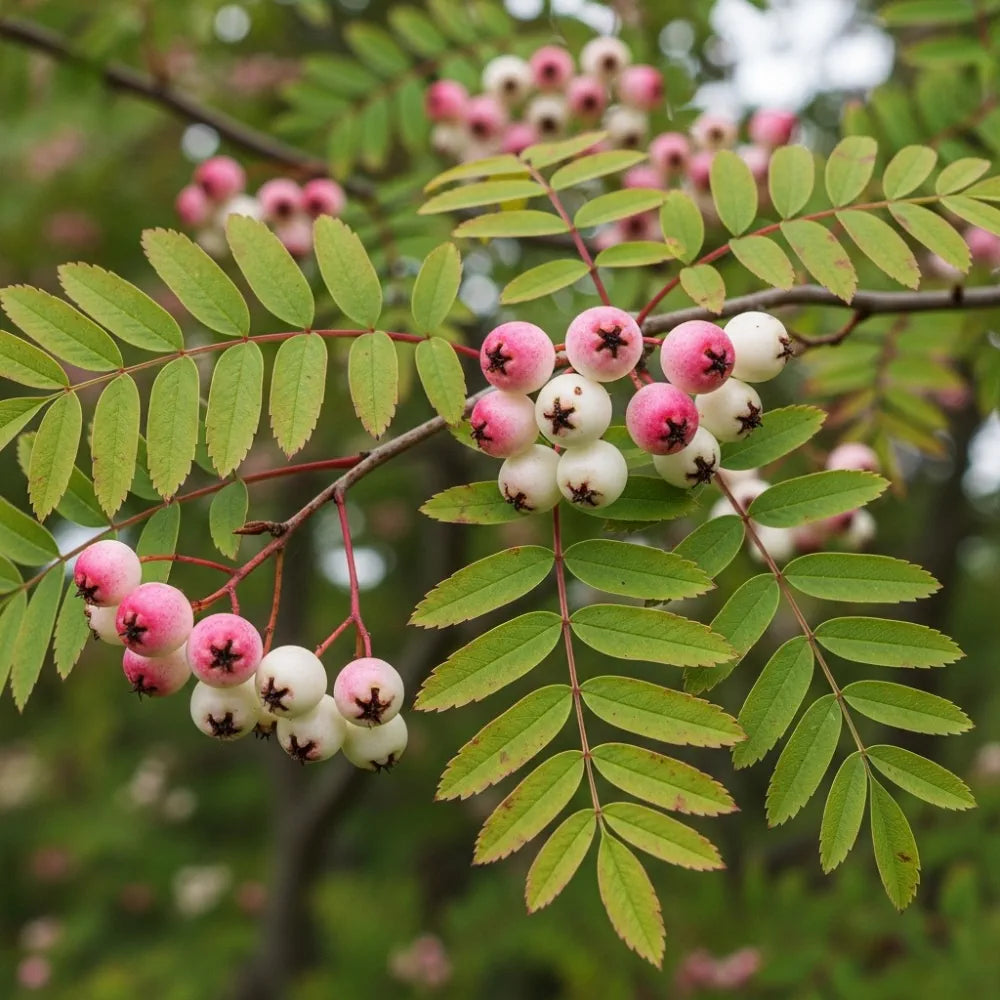 10ft Half-Standard Vilmorin's Rowan Tree | Mature Bare Root Sorbus Vilmorinii | 6/8cm Girth