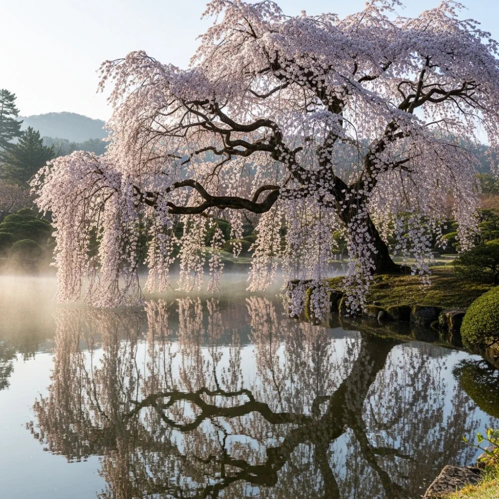 5ft Weeping Yoshino Cherry Blossom Tree | Prunus Yedoensis | 9L Pot | 2 Years Old