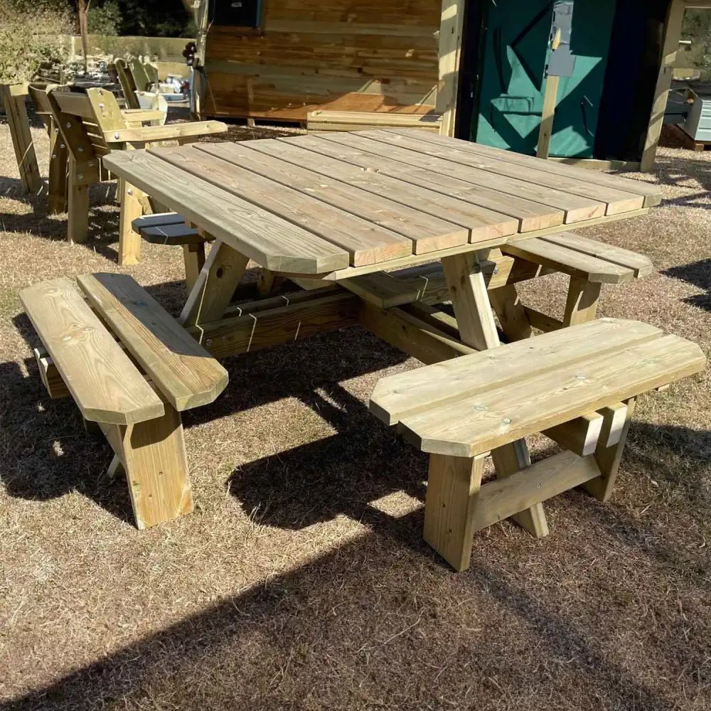 westwood square seat picnic table