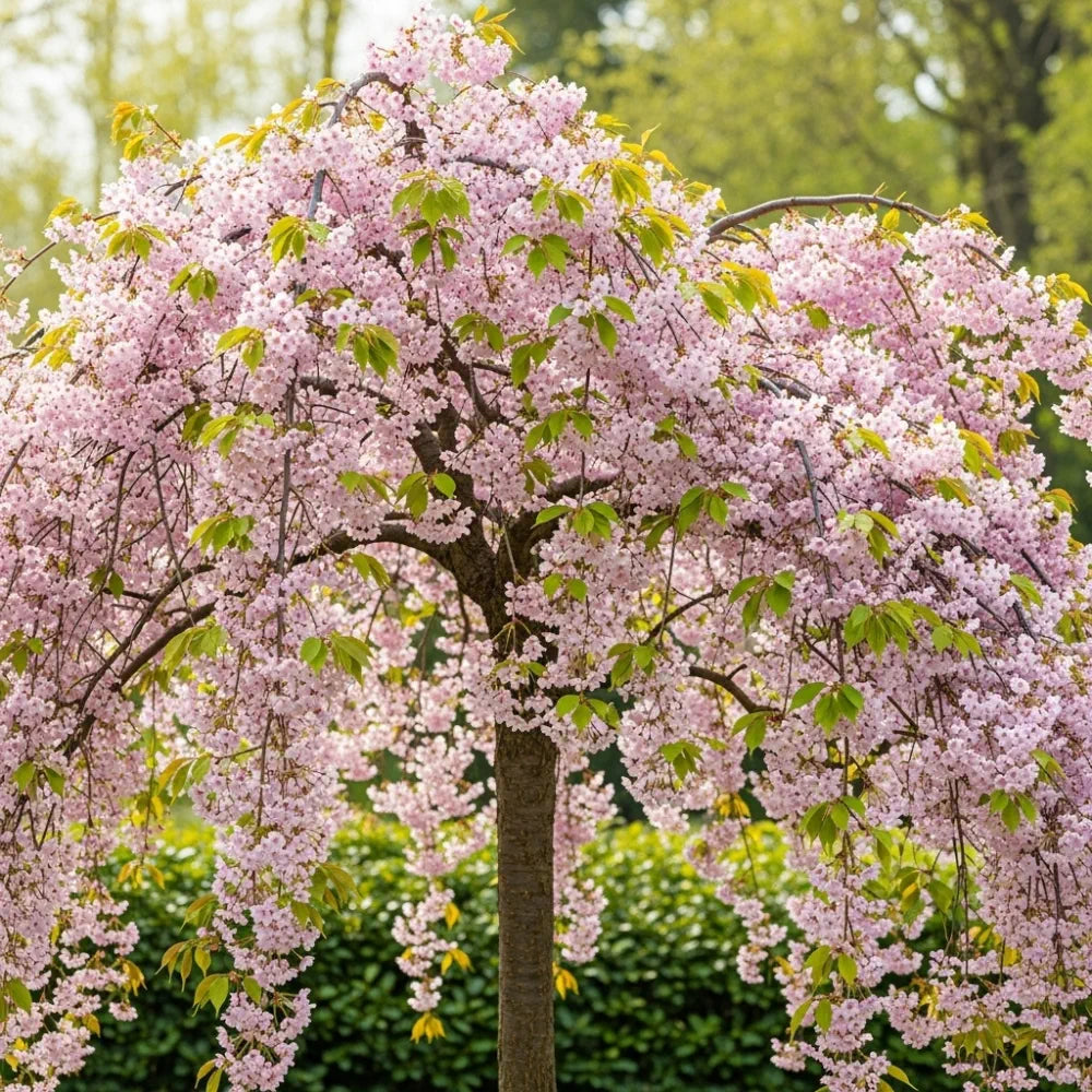 6ft Half-Standard White Weeping Cherry Blossom Tree | Mature 'Shidare Yoshino' | 6/8cm Girth | Grown in 20L Airpot