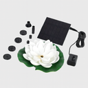 #Rustic #Silver  #with Lily #with Deep Water Plant #without Plants (Bowl and Mesh Only) #without Plants #2.5W Floating Ivory Lily Fountain