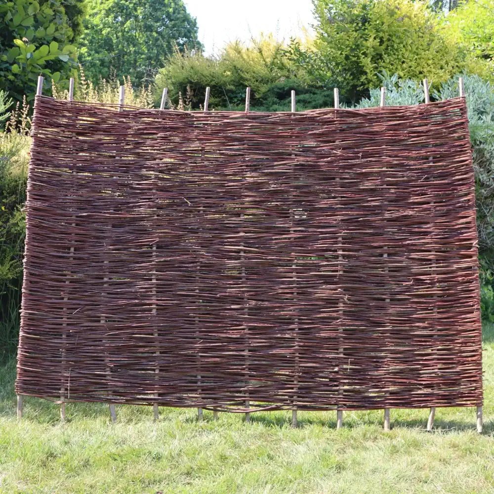 Handcrafted Woven WIllow Fence Panels