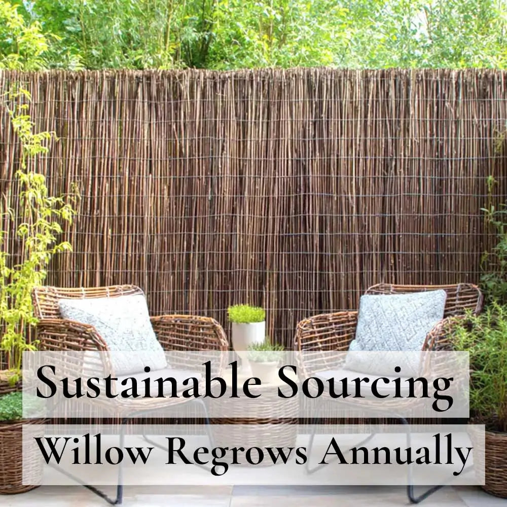 Premium Willow Fencing Screening Rolls