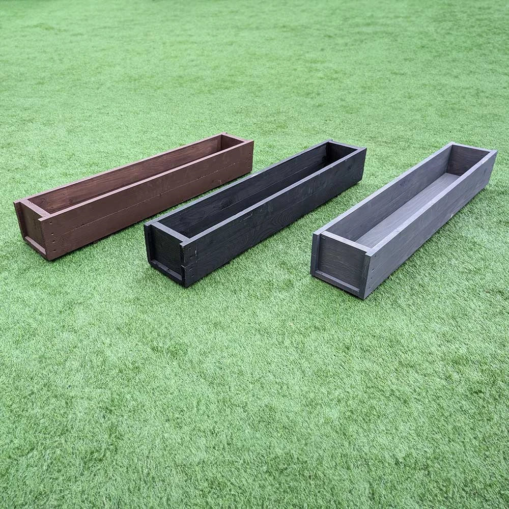 120cm Pine Wooden Planter Flower Trough