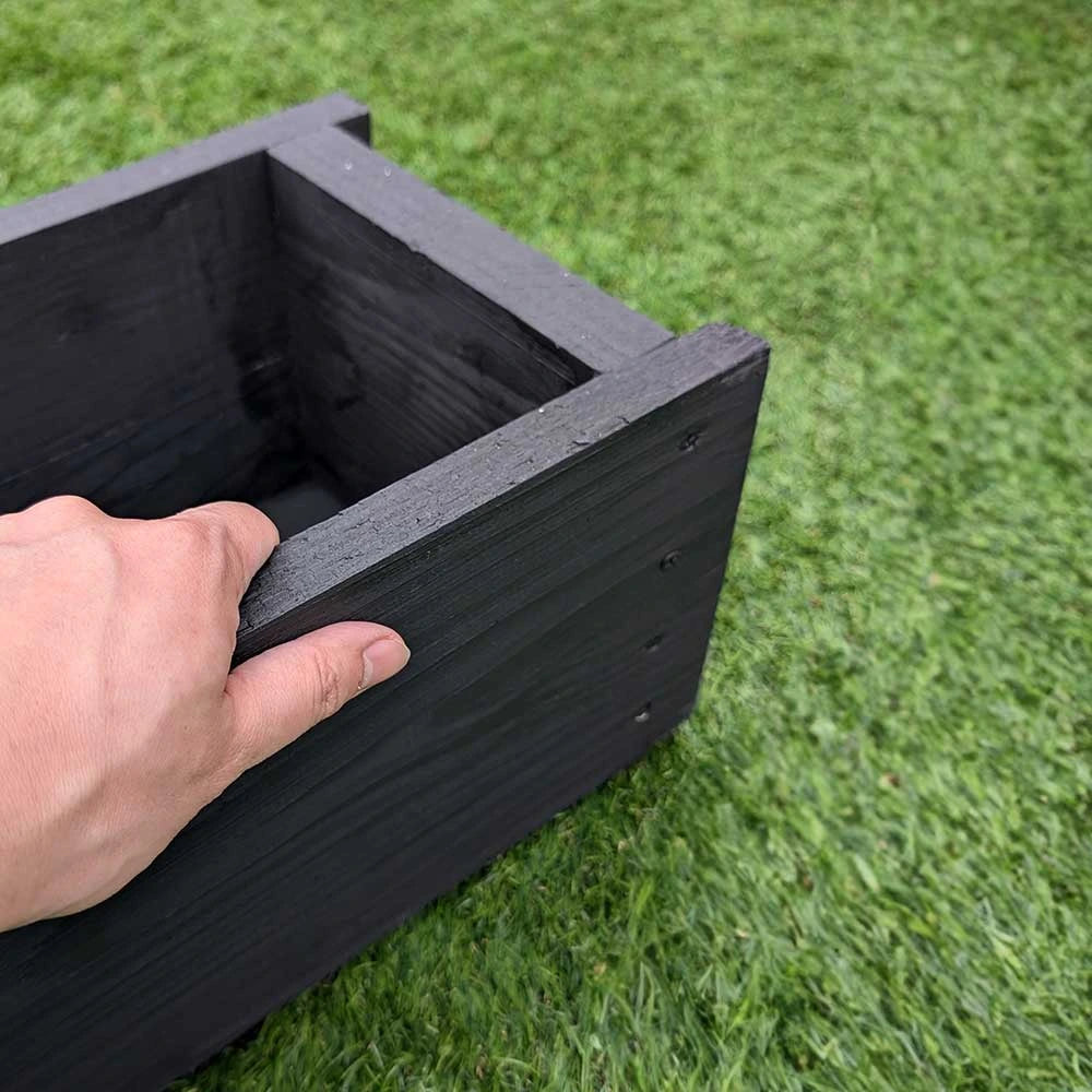 120cm Pine Wooden Planter Flower Trough