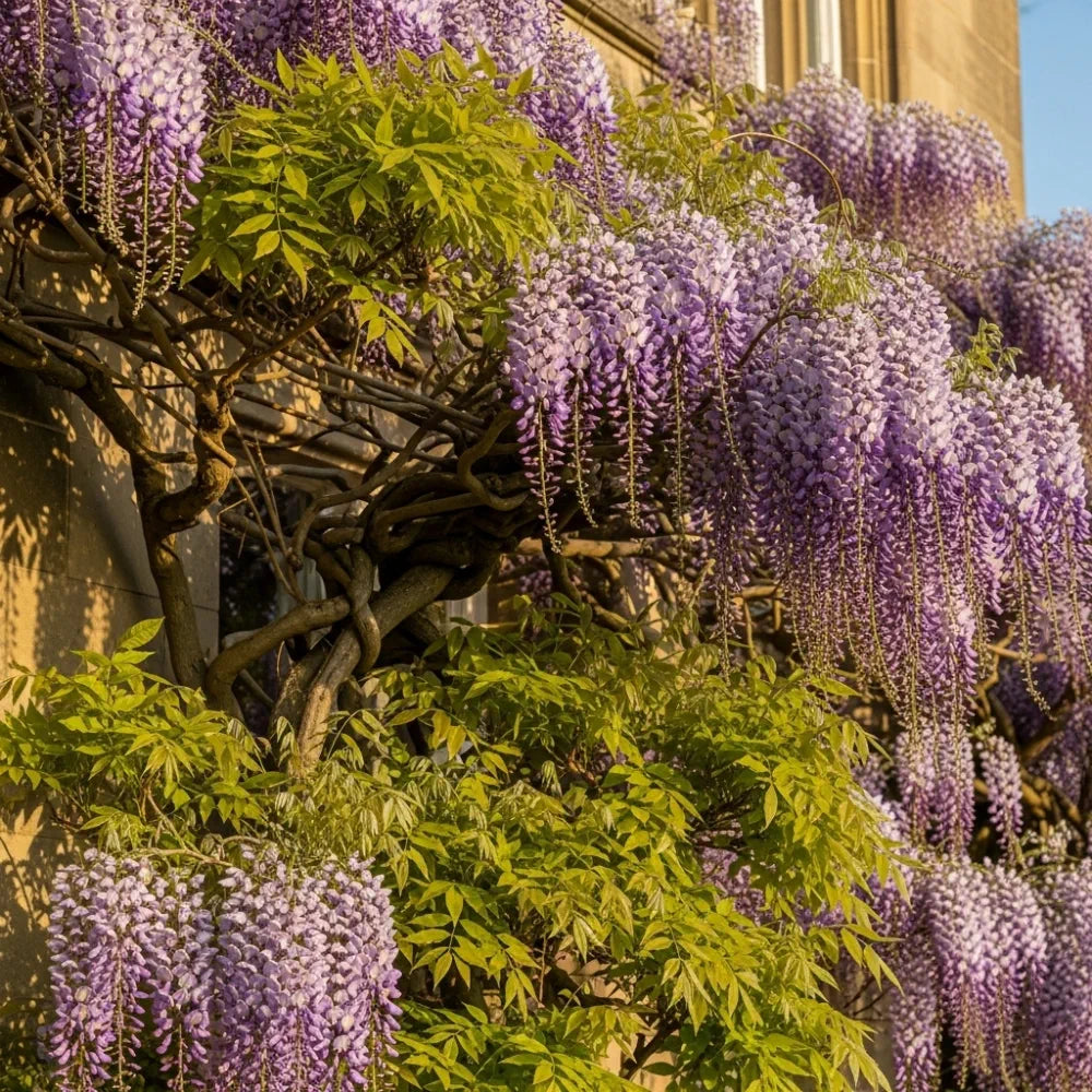 2 Japanese Wisteria | Wisteria floribunda 'Macrobotrys' | 2L Pots