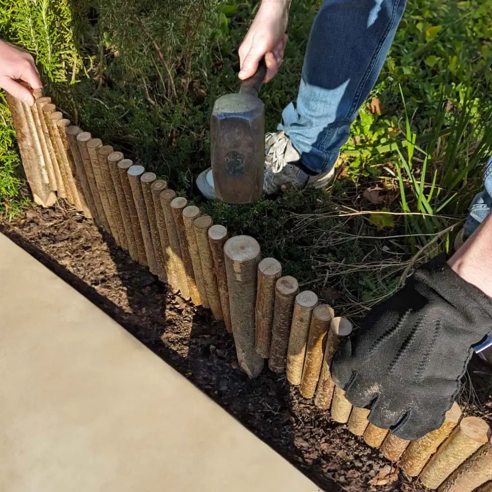 Elevate your raised beds with this sturdy Raised Bed Edging, crafted from durable wood.
