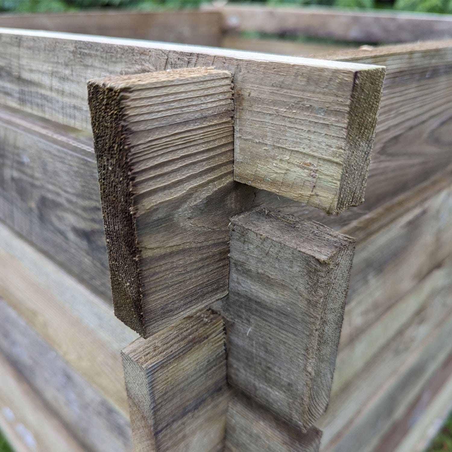 373 Litre Wooden Compost Bin - Small Composter by Woven Wood™