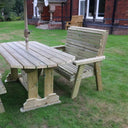 wooden furniture garden dining set woven wood