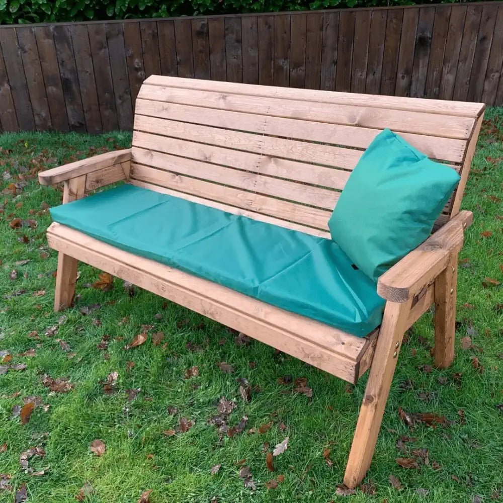 Transform your patio into a social haven with this Wooden Garden Bench, perfect for alfresco gatherings
