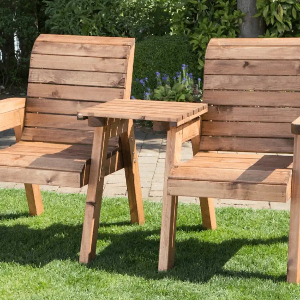 Wooden Timber Two Seater Lawn Furniture Woven Wood