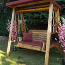 wooden garden furniture Lawn Garden Furniture swing seat Woven Wood