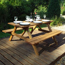 wooden garden furniture wooden table bench