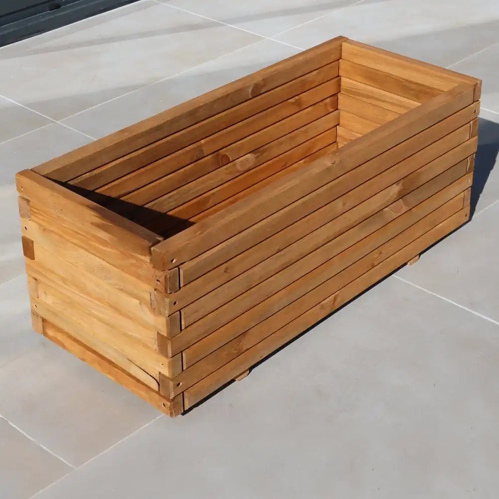 Hardwood Planter Box by Woven Wood 1m Pine
