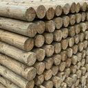 Rustic Chestnut Fence Posts for Hazel Hurdles