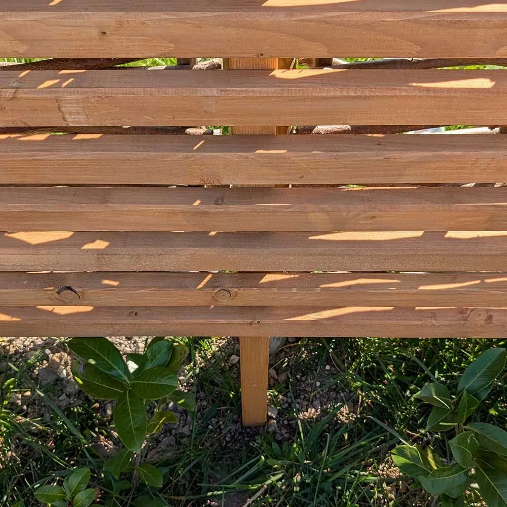 2m Black Pine Wooden Trellis for Planter