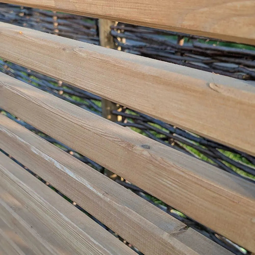 2m Pine Raised Wooden Trellis Planter