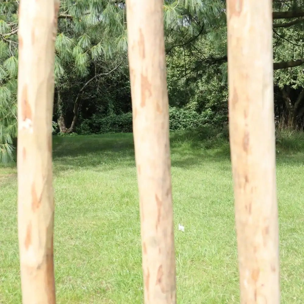 Rustic Chestnut Fence Posts for Hazel Hurdles – Woven Wood