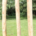 150 cm handmade woven wood rustic natural chestnut posts #Gray #70cm