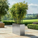 90cm Long Zinc Galvanised Silver 60cm Tall Trough Planter